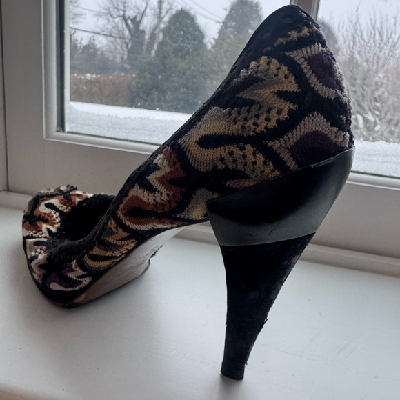 Missoni Multicolor Patterned Heels - Picture 2 of 7